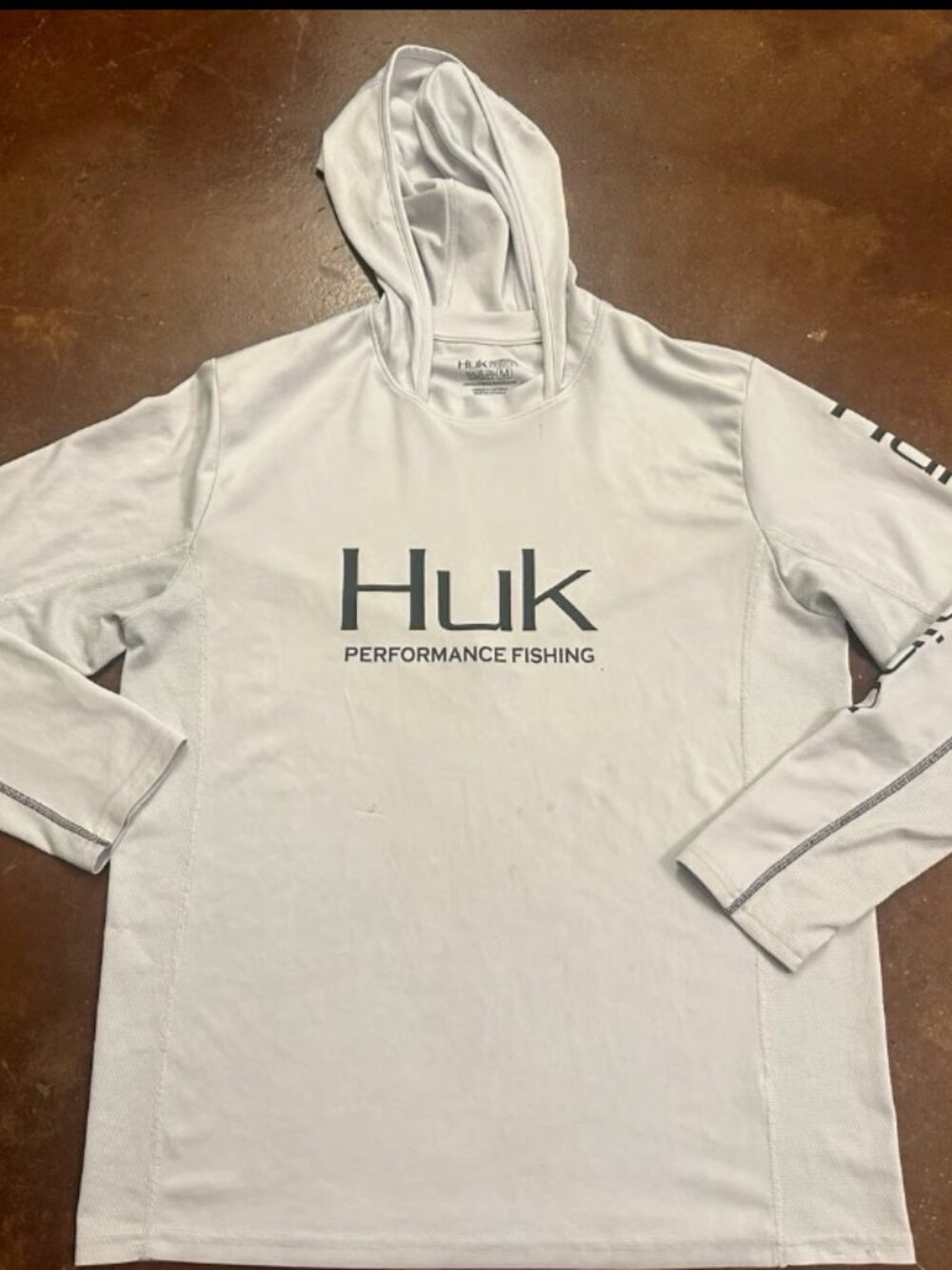 Huk Fishing Athletic Long Sleeve Hoodie Size Men’s Medium